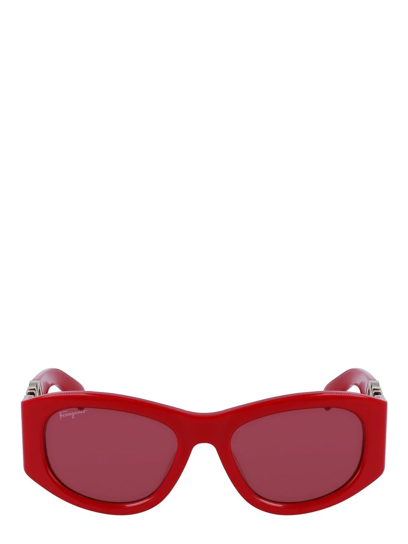 Red Acetate Sunglasses