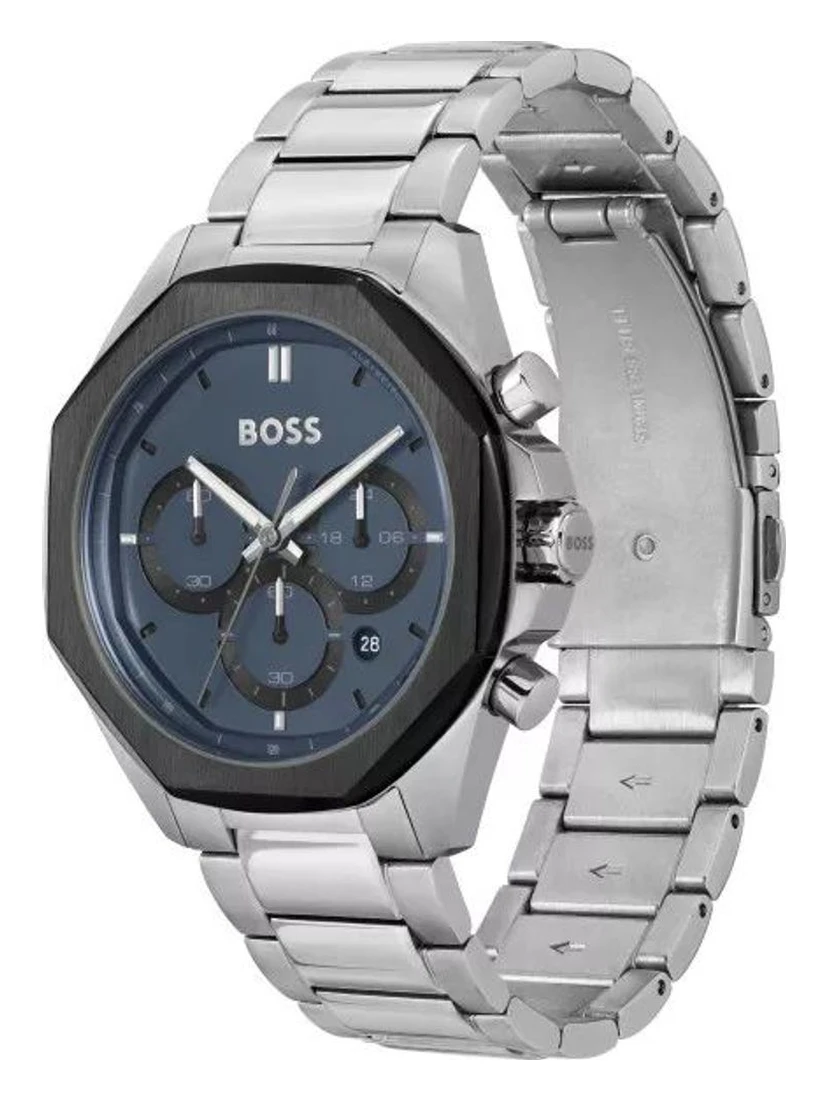 Gray Stainless Steel Dress Watch