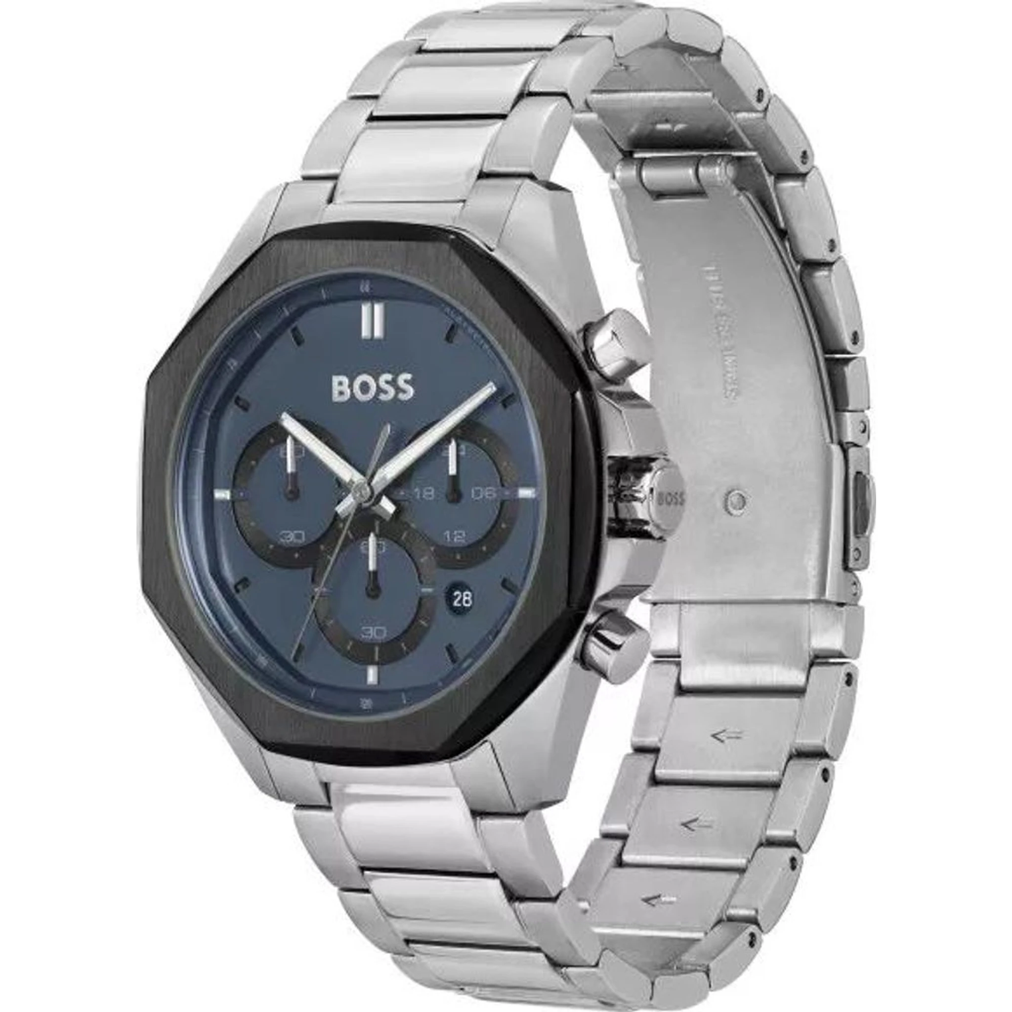 Gray Stainless Steel Dress Watch