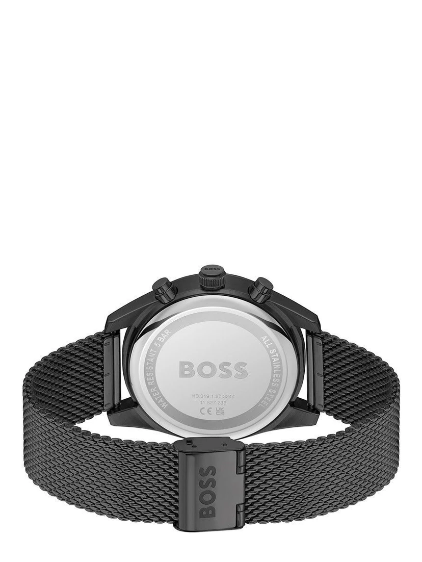 Black Stainless Steel Dress Watch