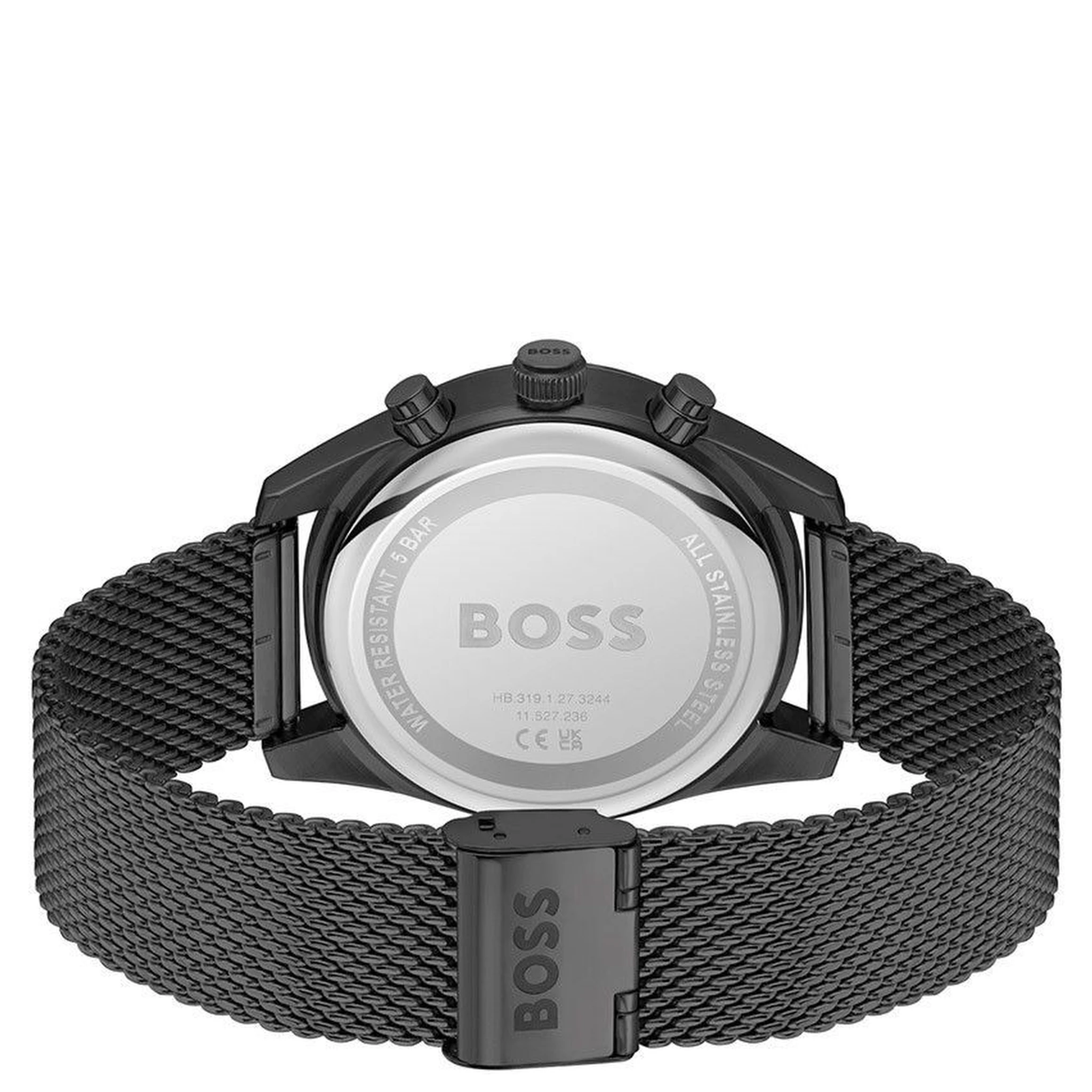 Black Stainless Steel Dress Watch