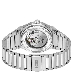 Gray Stainless Steel Dress Watch