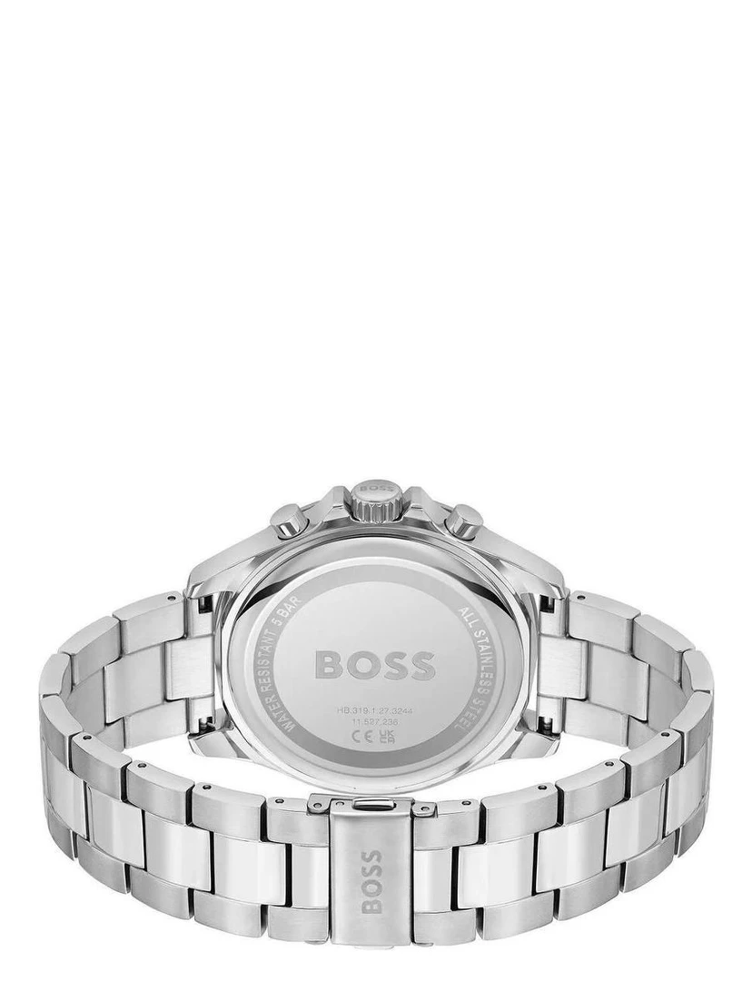 Gray Stainless Steel Dress Watch
