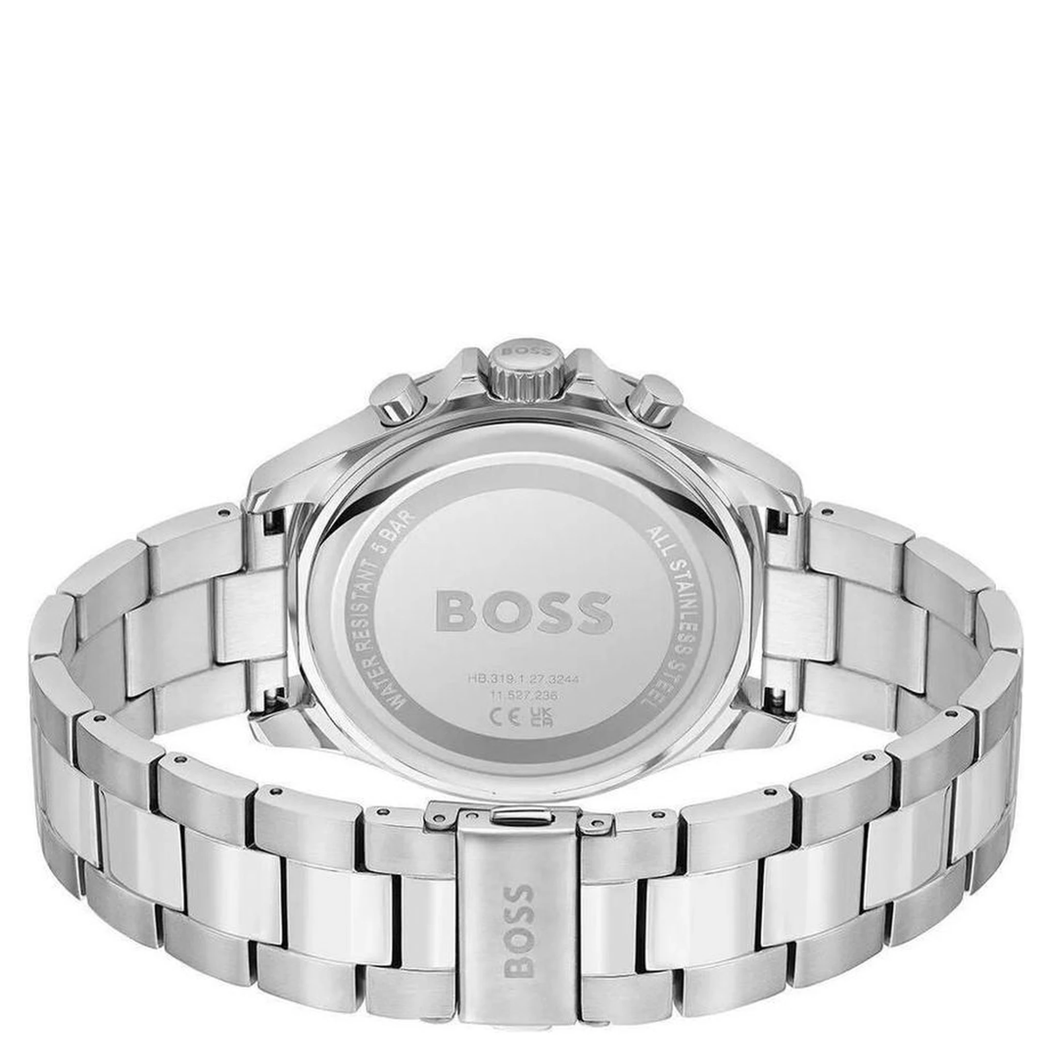 Gray Stainless Steel Dress Watch