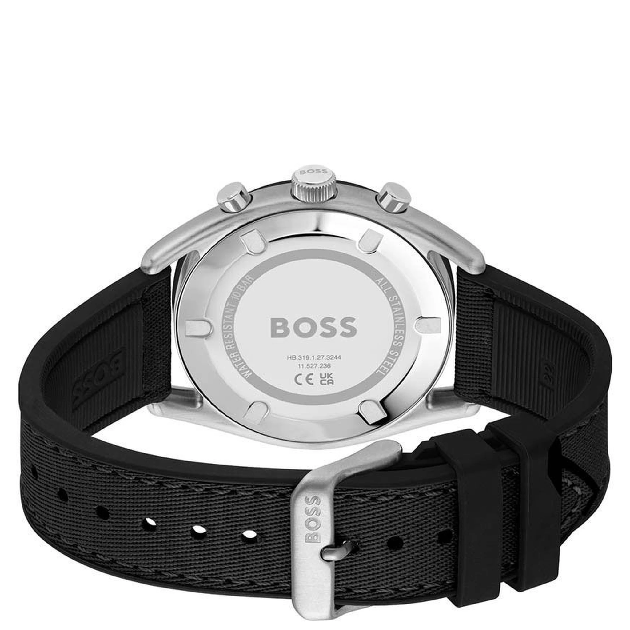 Black Synthetic Dress Watch