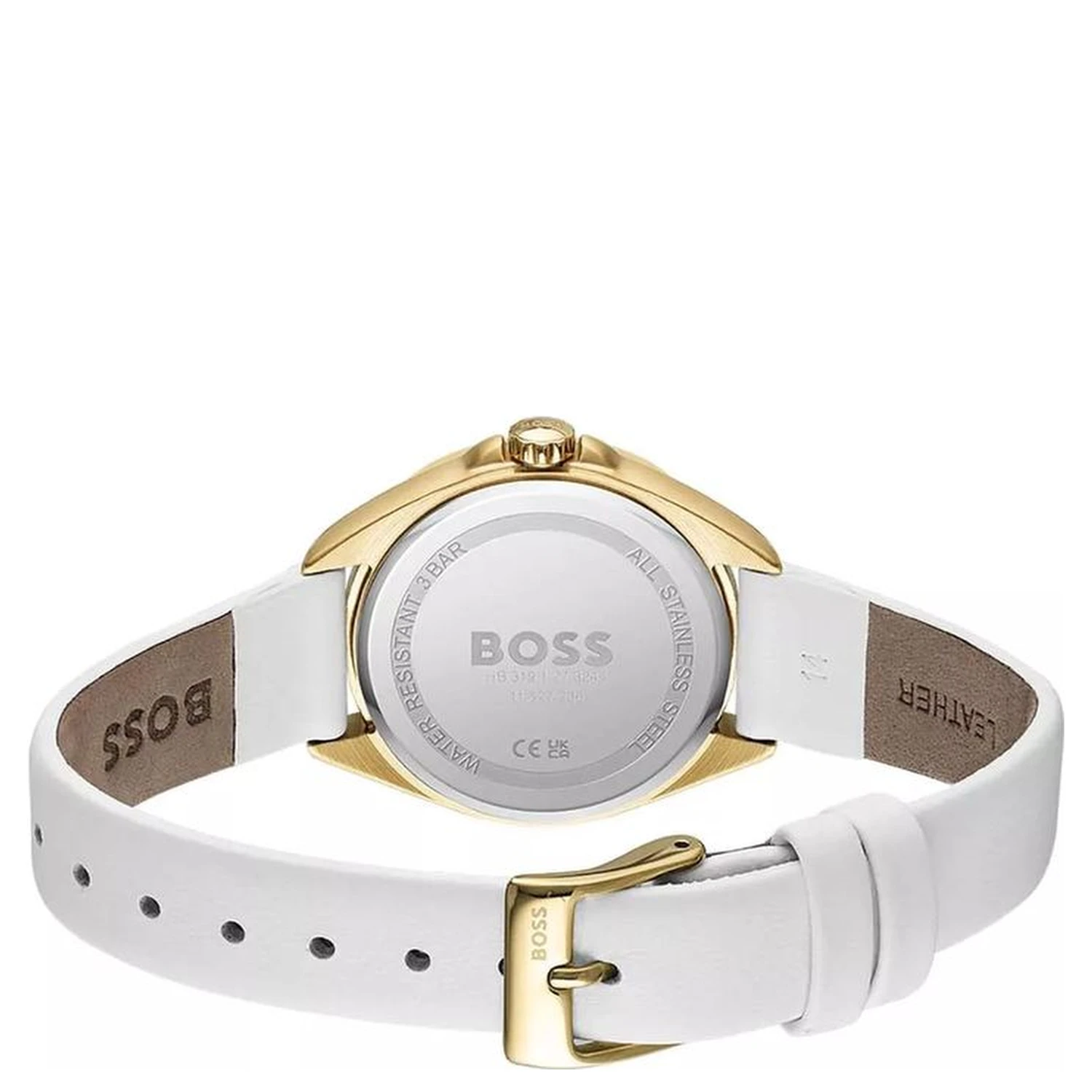White Stainless Steel Dress Watch