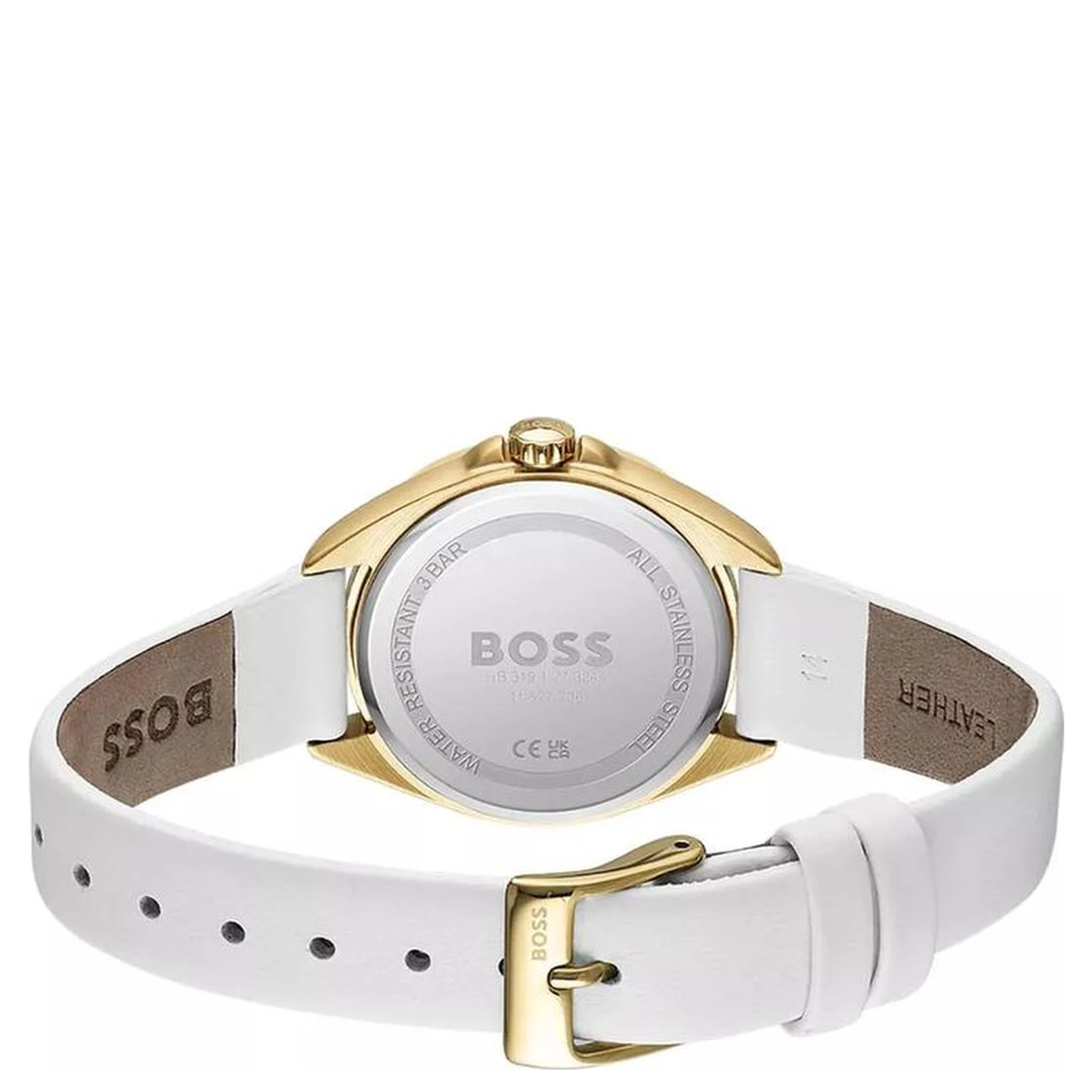 White Stainless Steel Dress Watch