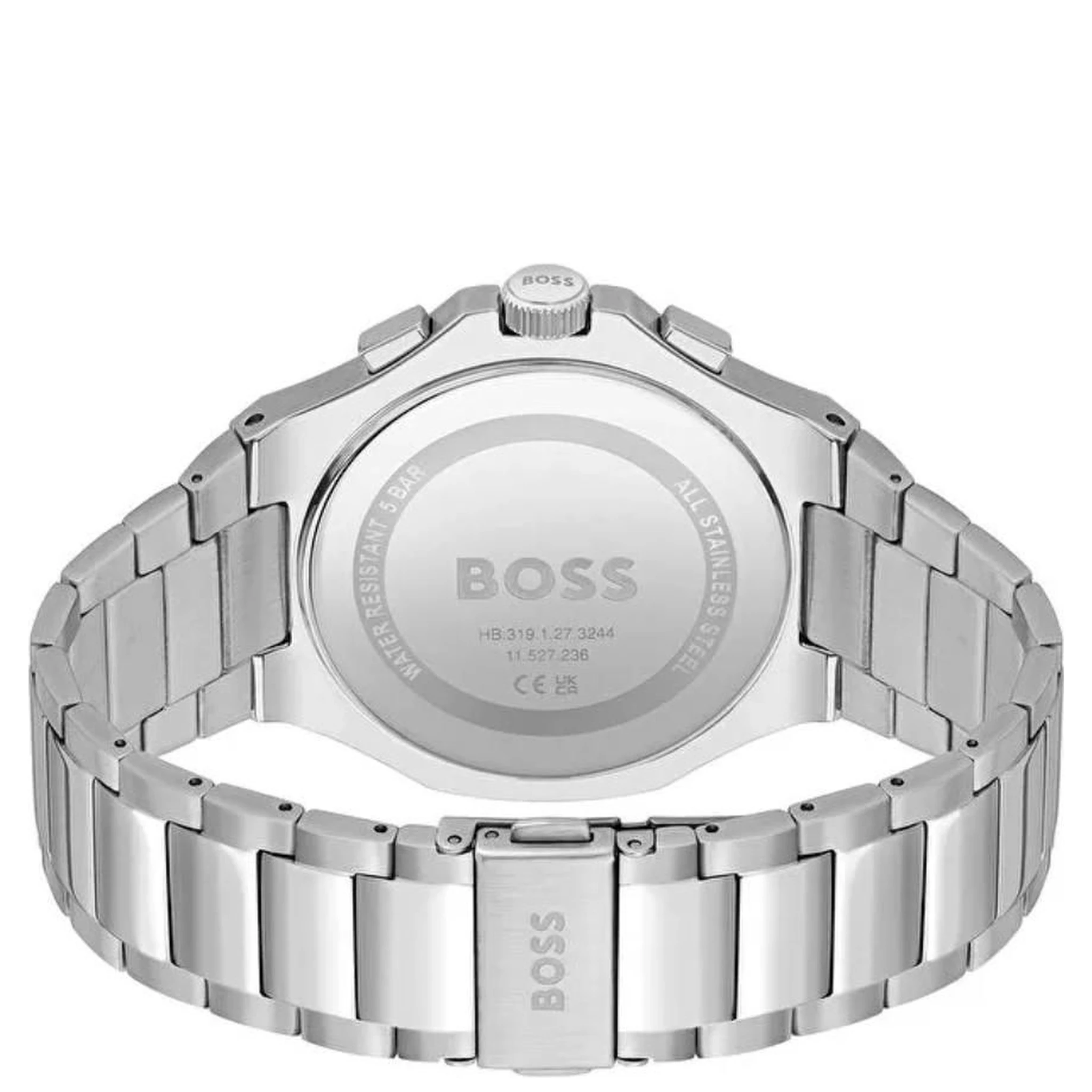Gray Stainless Steel Dress Watch