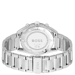 Gray Stainless Steel Dress Watch