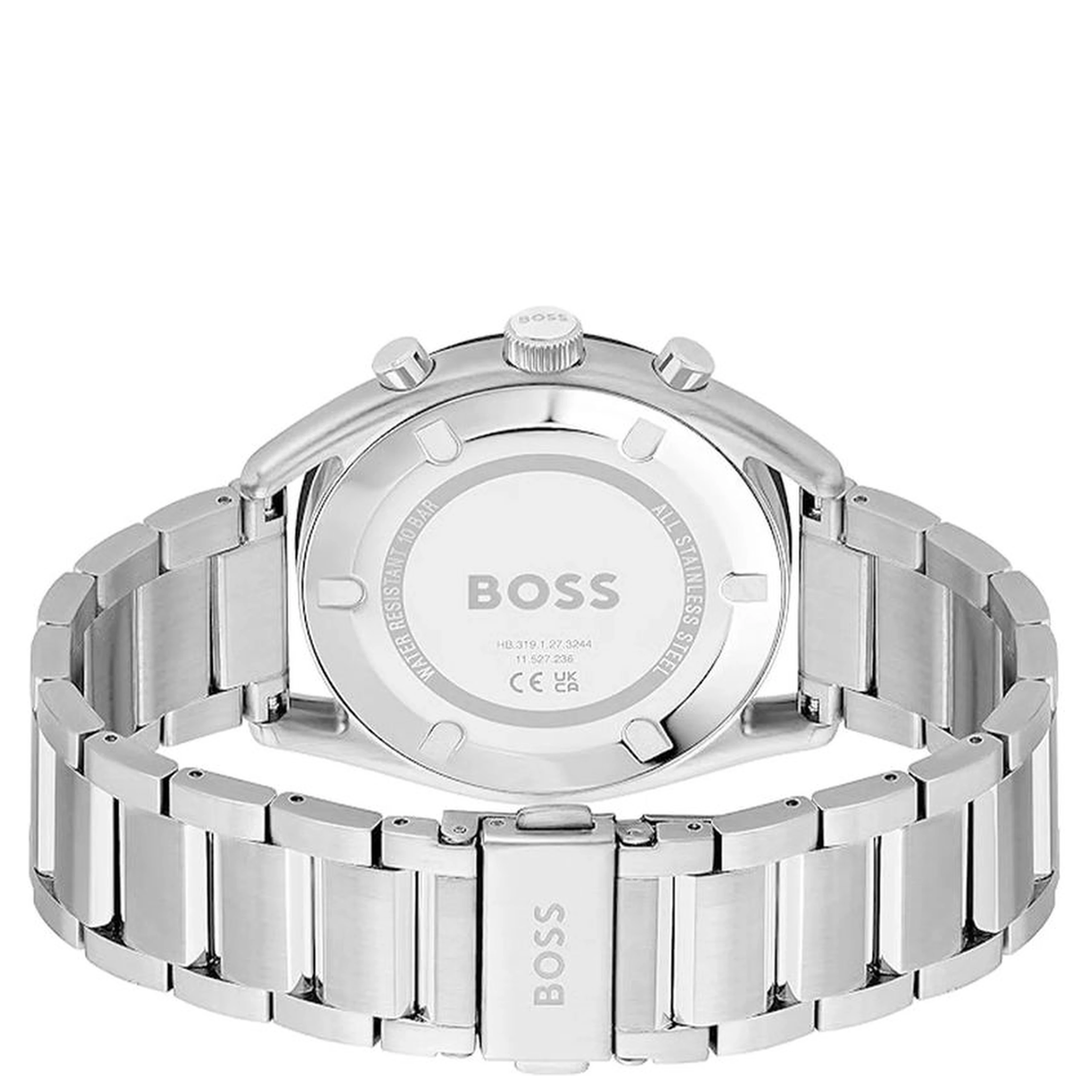 Gray Stainless Steel Dress Watch