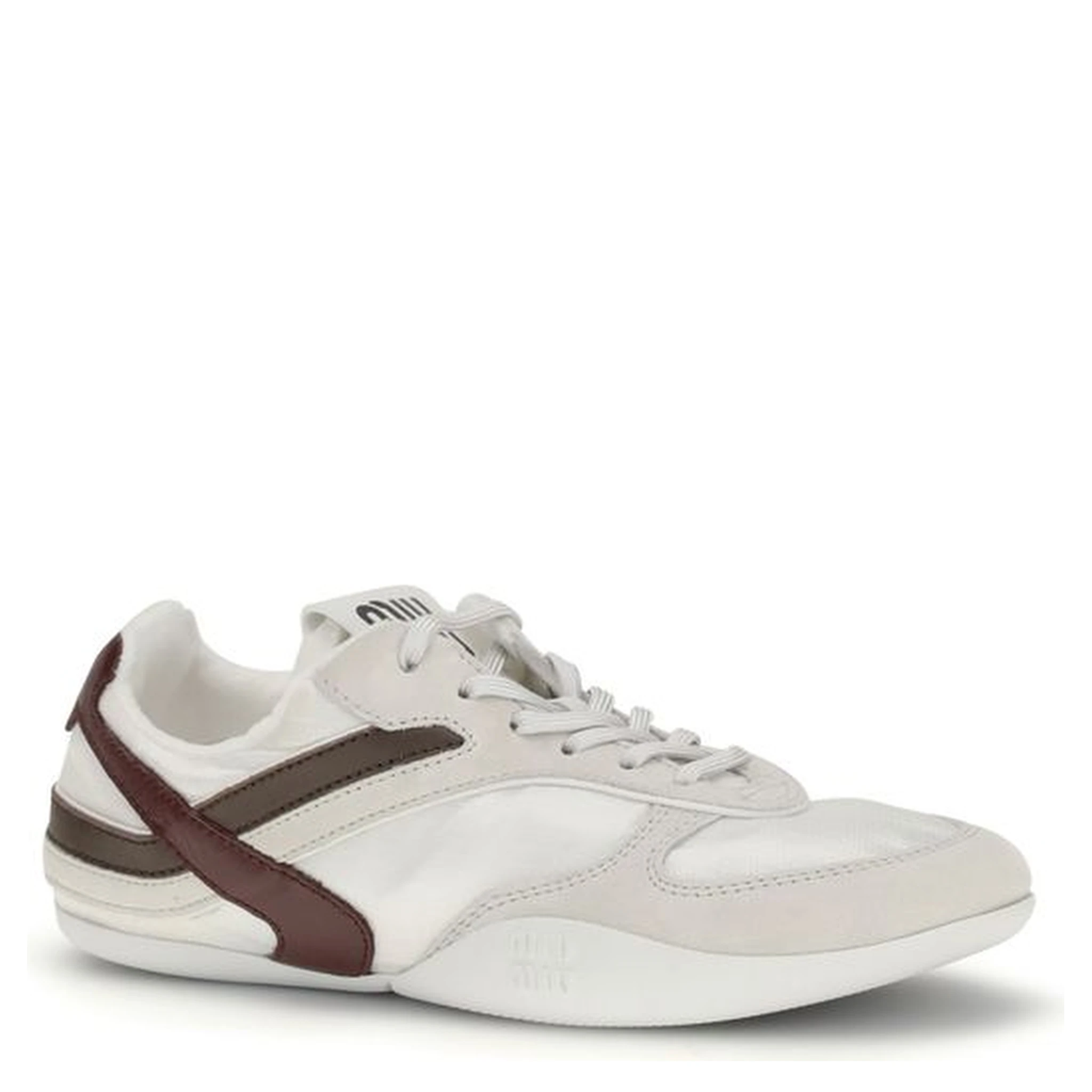 White Calf Leather Bos Taurus Athletic Sneakers