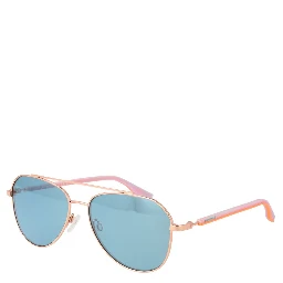 Rose Gold Rubber Sunglasses