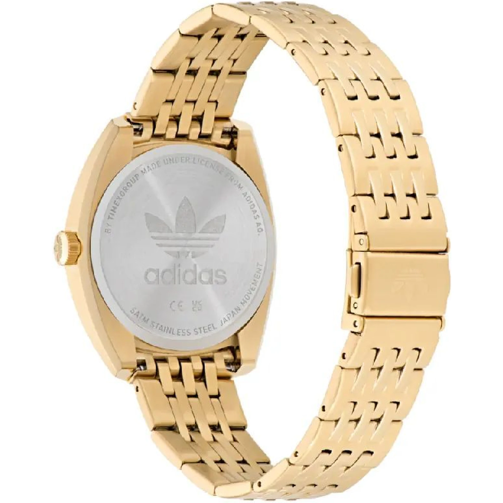 Gold Stainless Steel Bracelet Watch