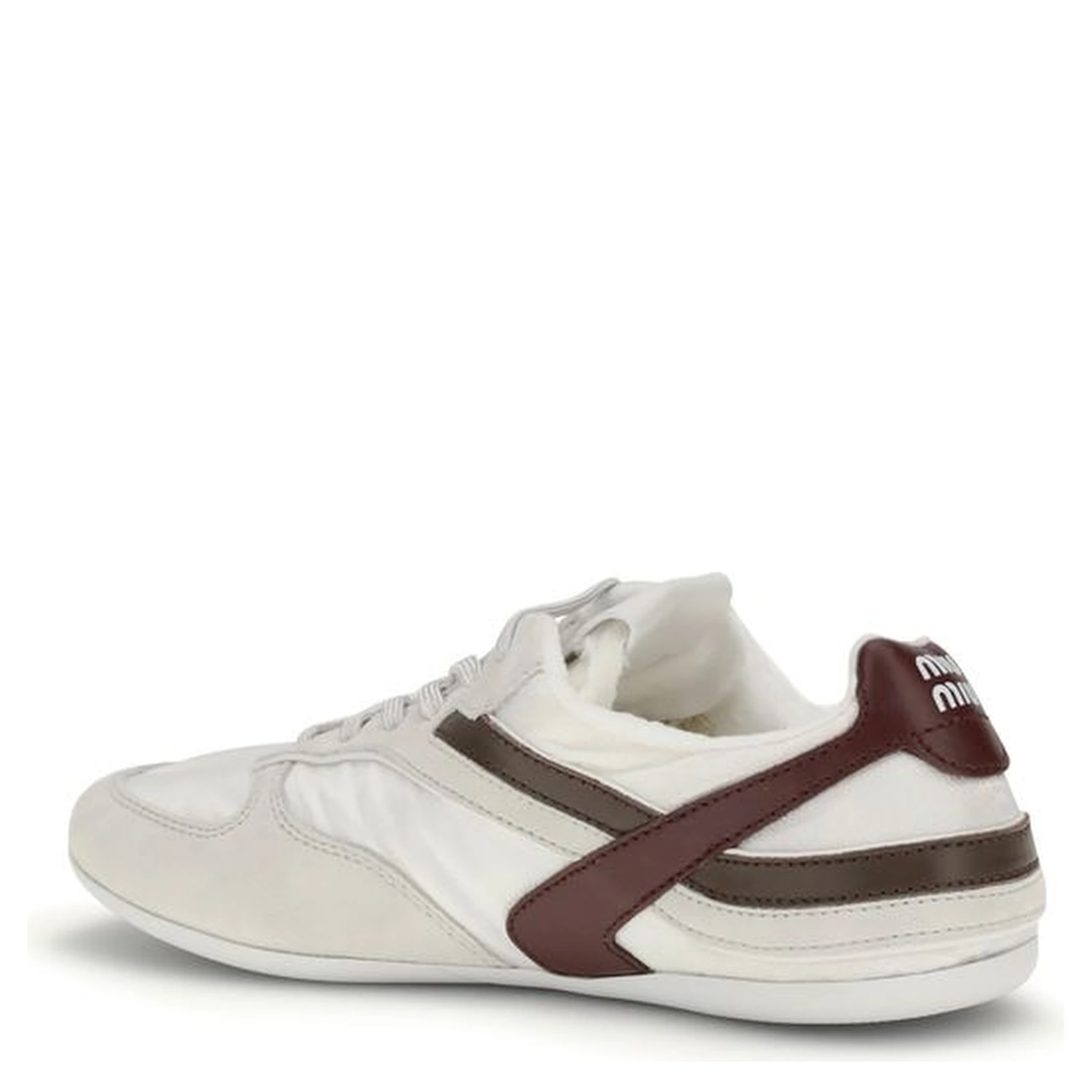 White Calf Leather Bos Taurus Athletic Sneakers
