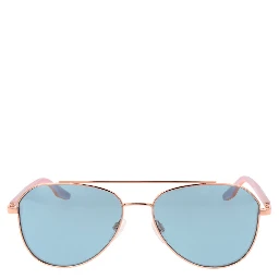 Rose Gold Rubber Sunglasses