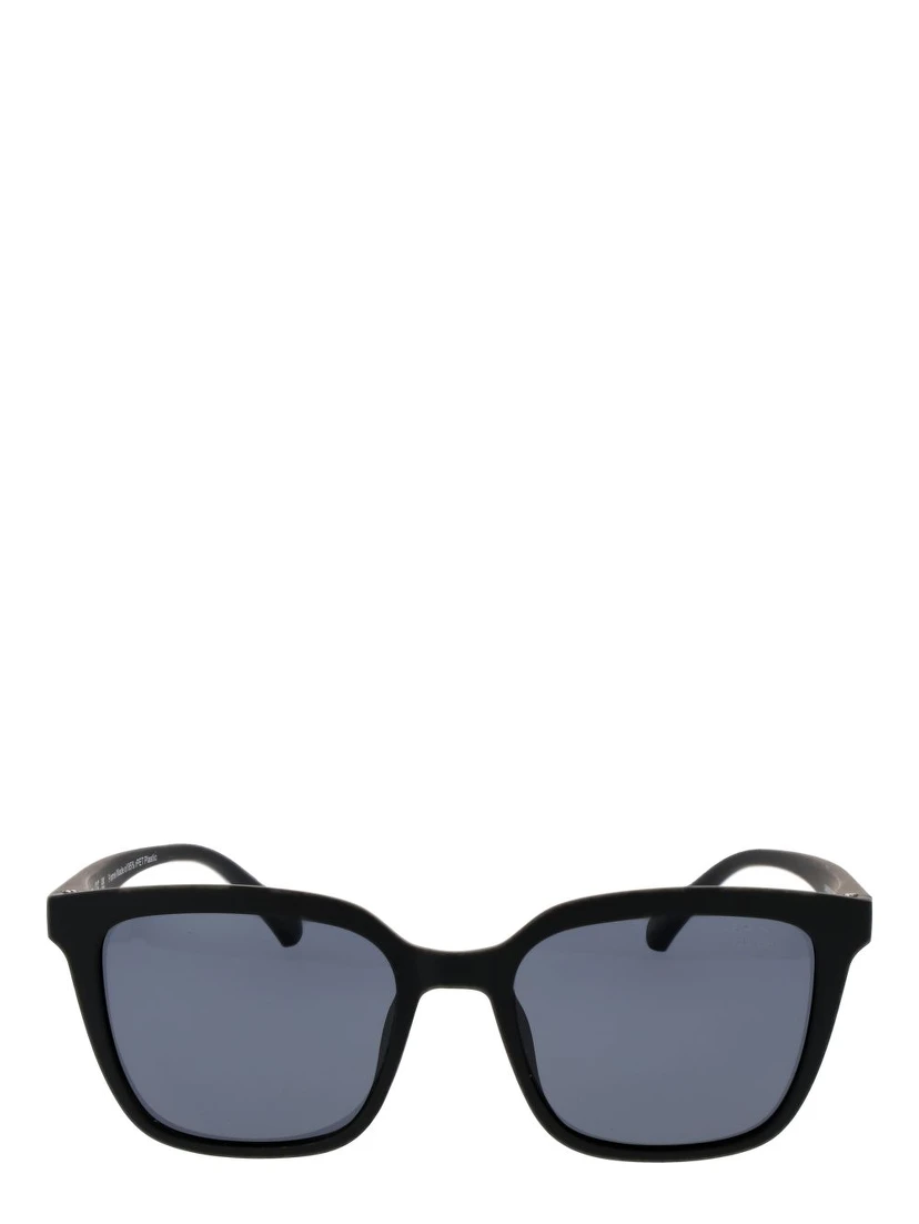 Black Stainless Steel Sunglasses