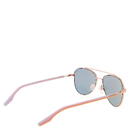 Rose Gold Rubber Sunglasses