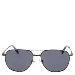 Gray Metal Sunglasses