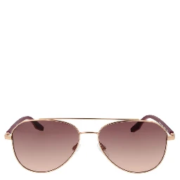 Rose Gold Rubber Sunglasses