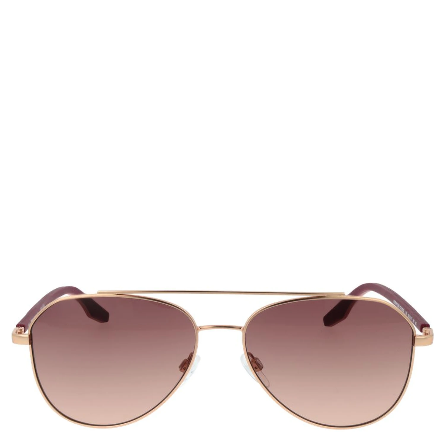 Rose Gold Rubber Sunglasses
