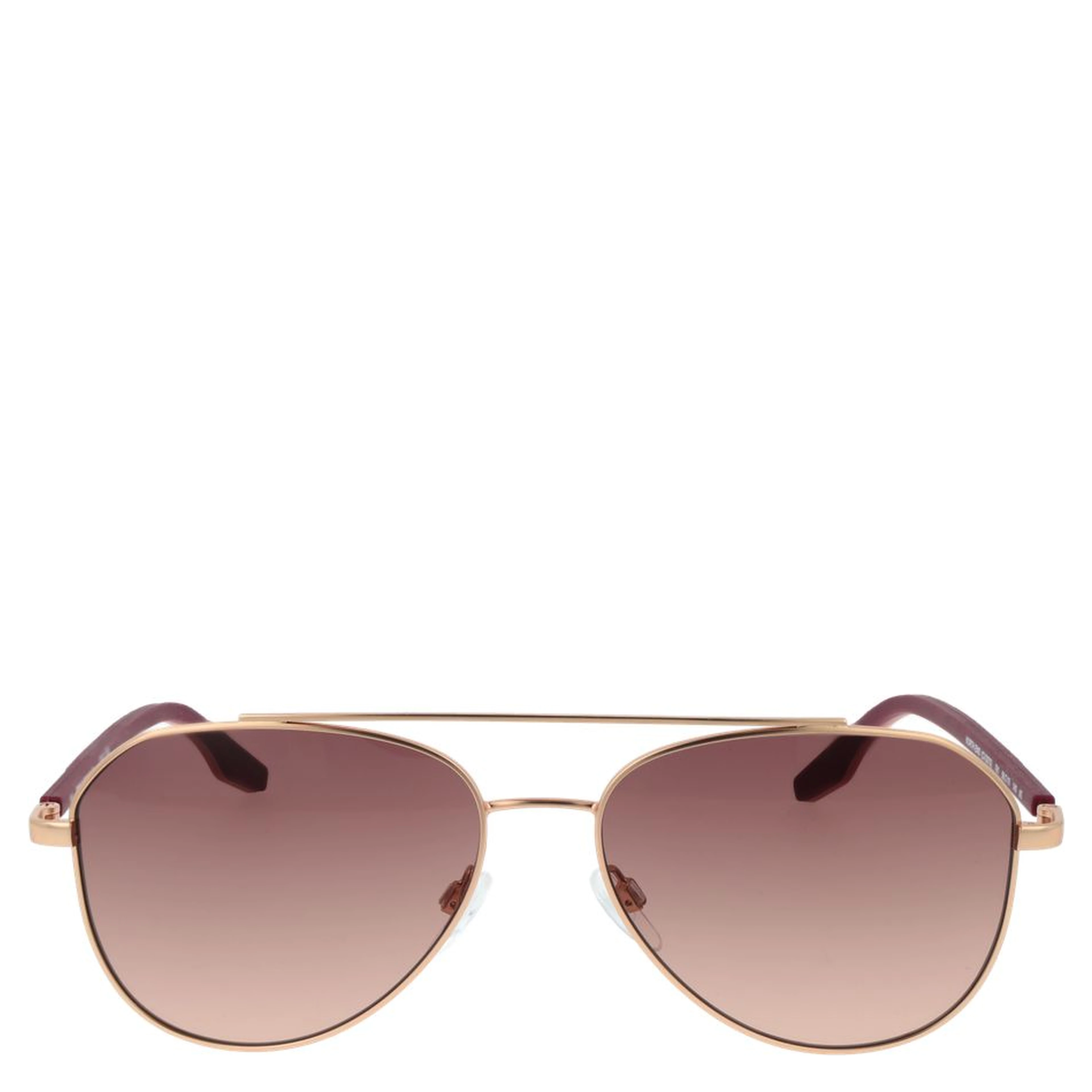 Rose Gold Rubber Sunglasses