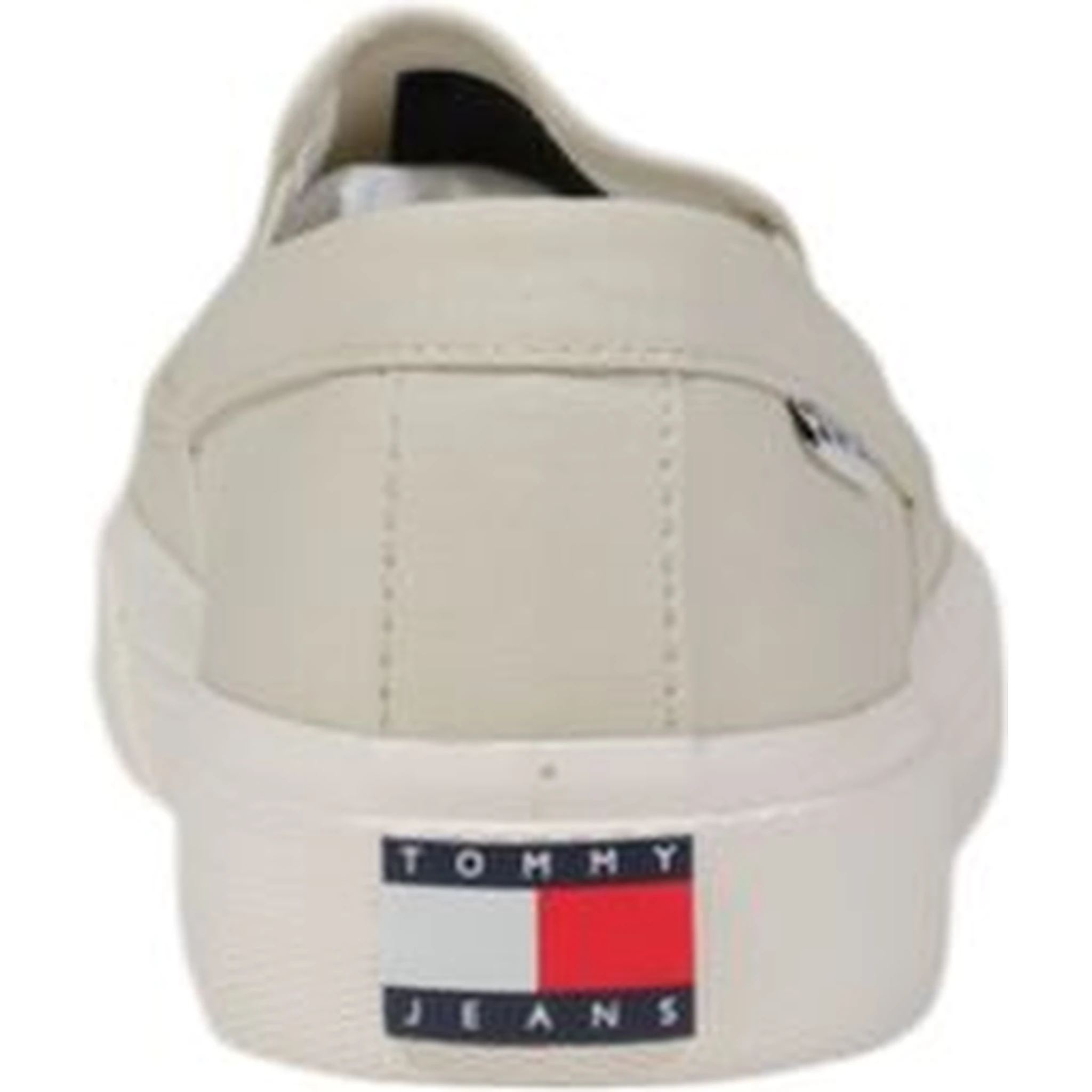 Beige Recycled Cotton Slip-On Loafers