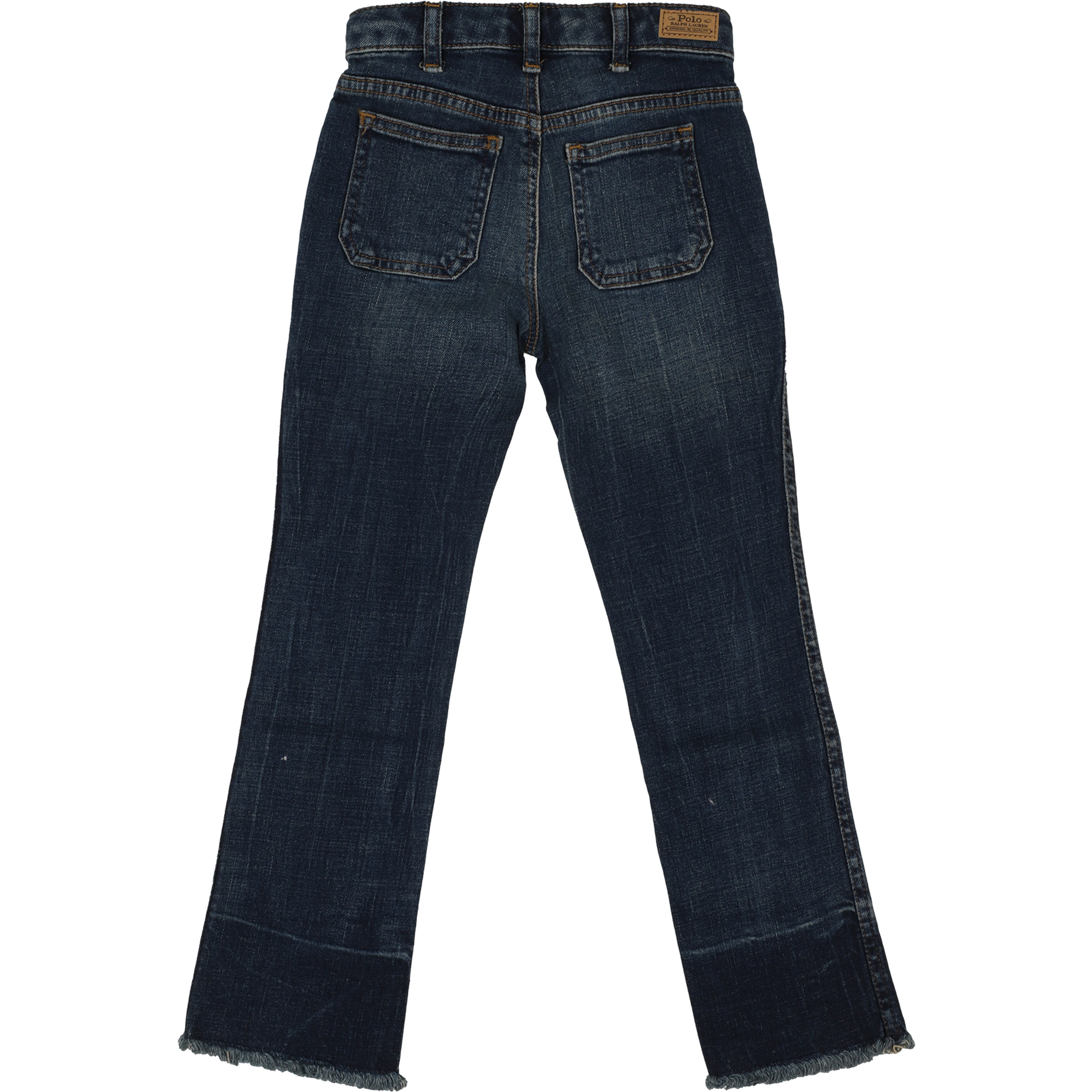 Slim-cut flared denim jeans