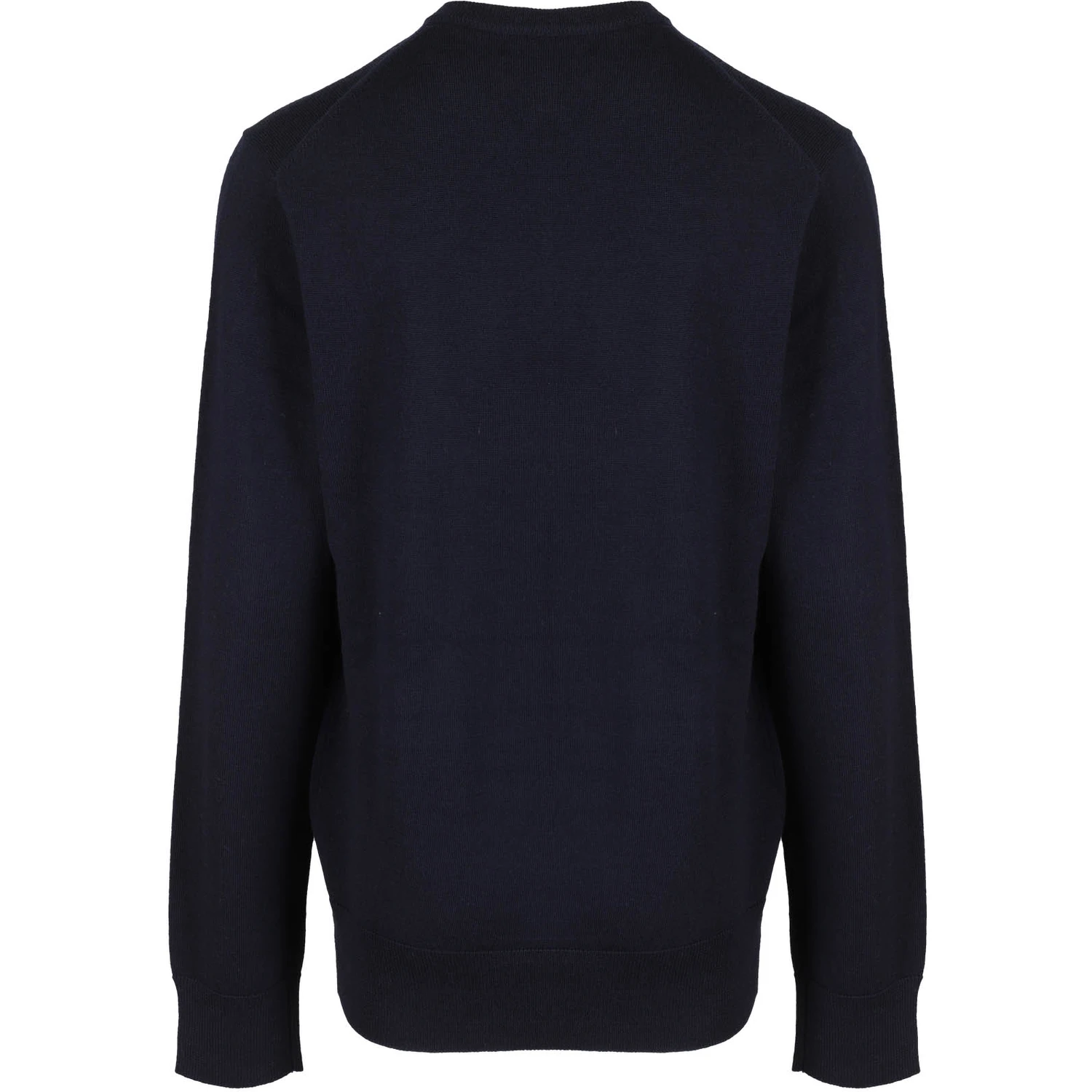Navy blue cotton crewneck jumper