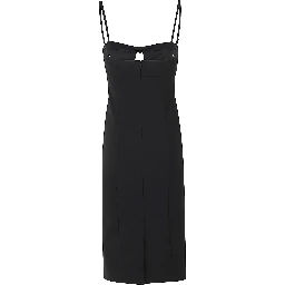 فستان ميدي مزين بفيونكة