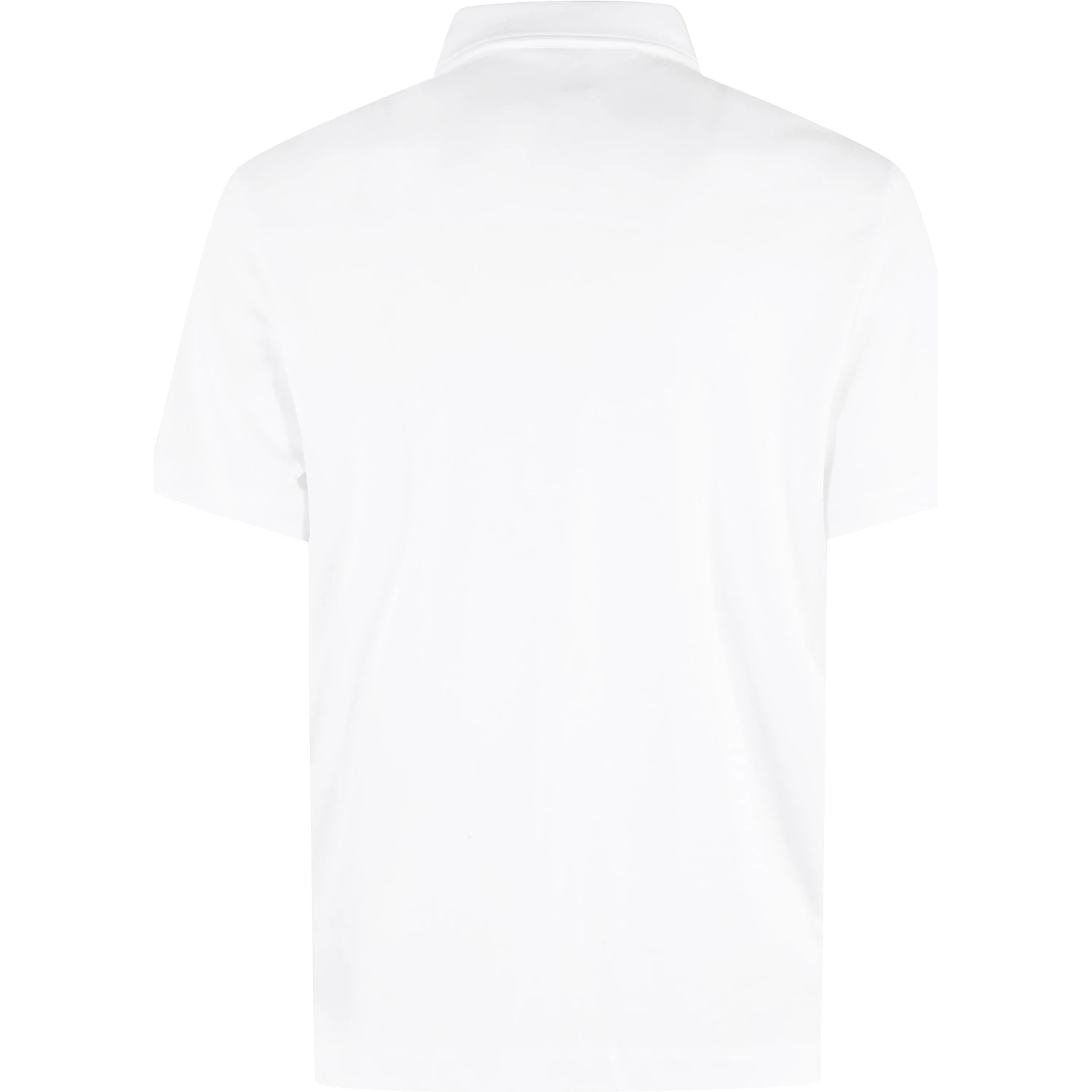 Textured-knit polo shirt
