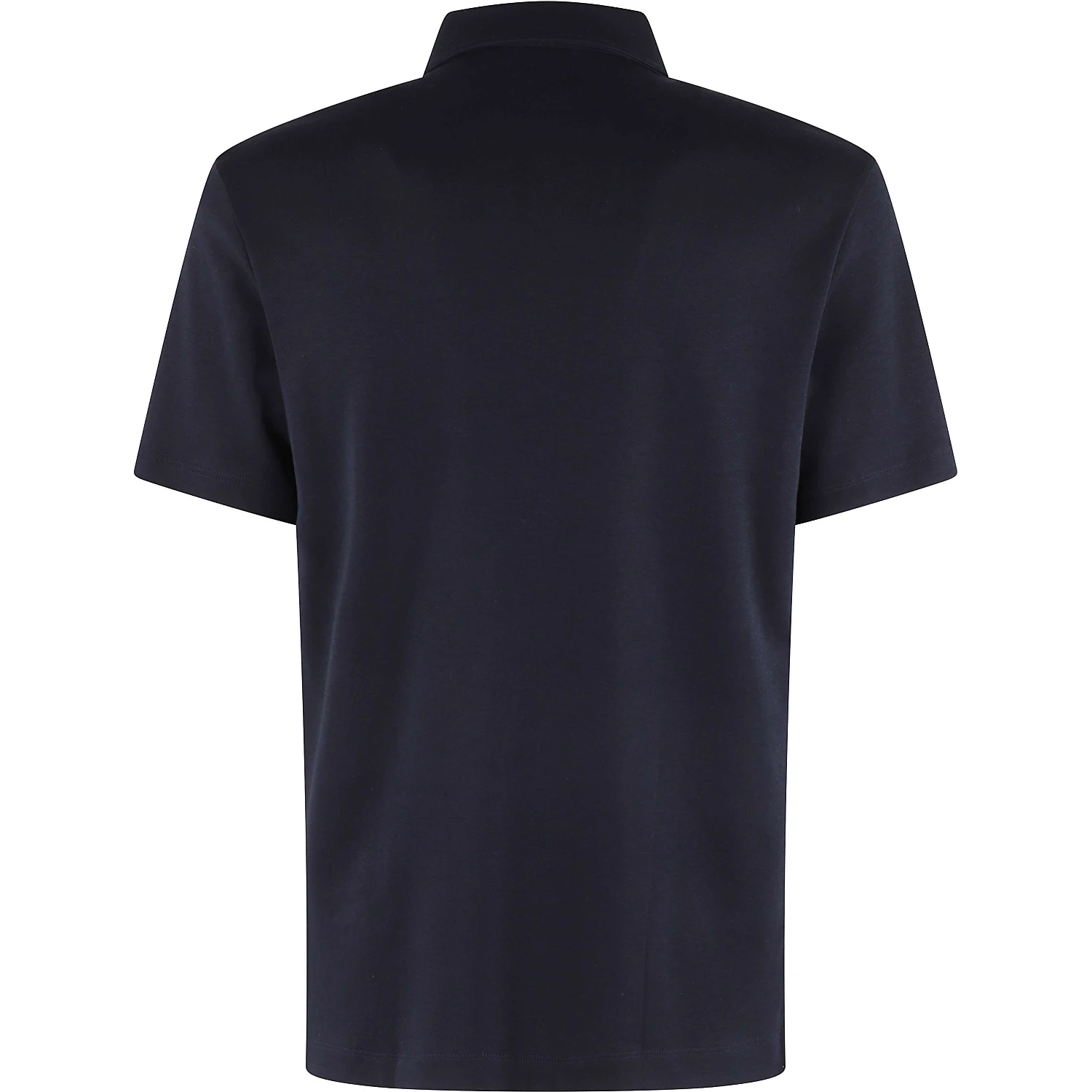 Textured-knit polo shirt