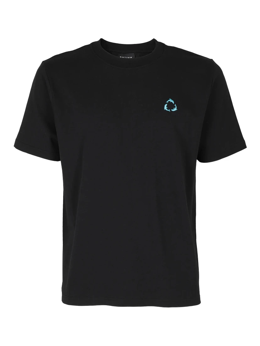Slogan-print crew-neck T-shirt