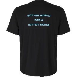 Slogan-print crew-neck T-shirt