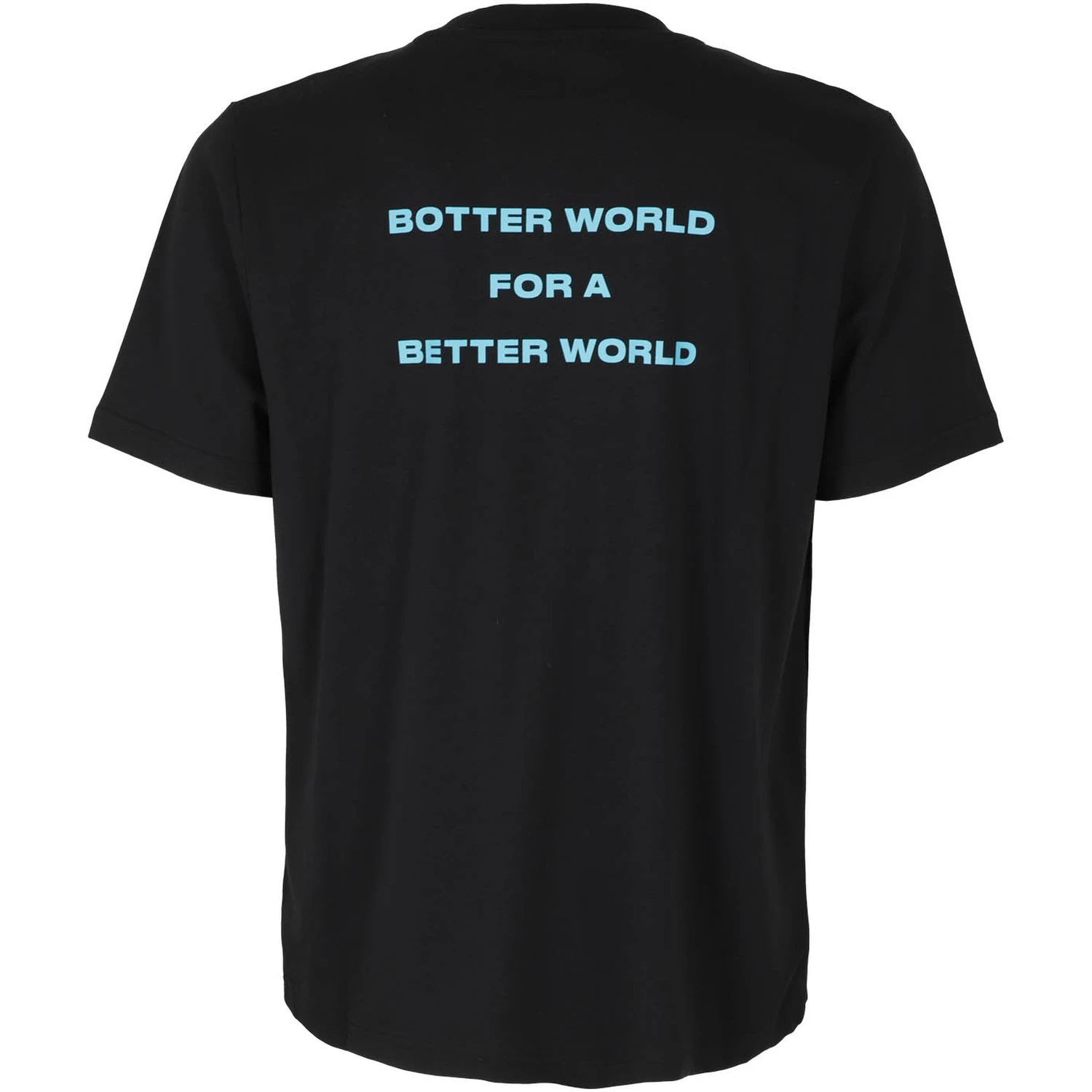 Slogan-print crew-neck T-shirt