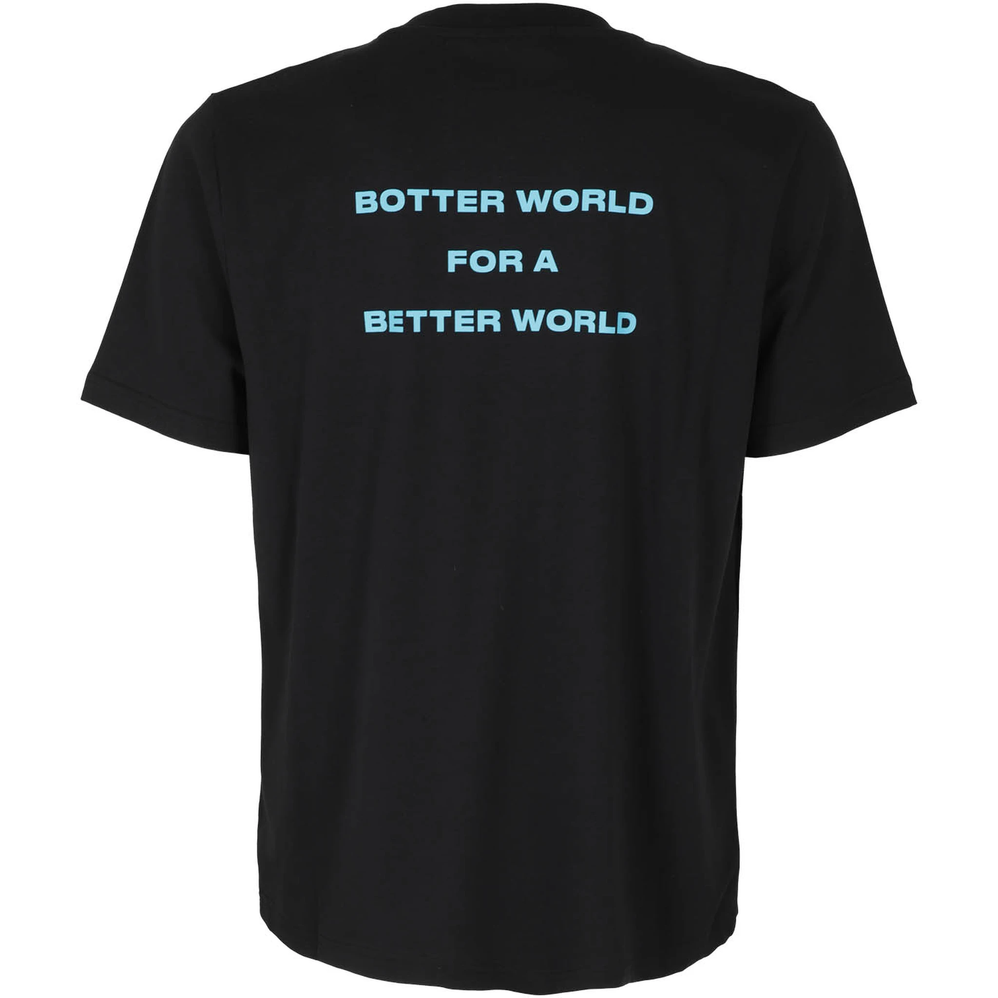 Slogan-print crew-neck T-shirt