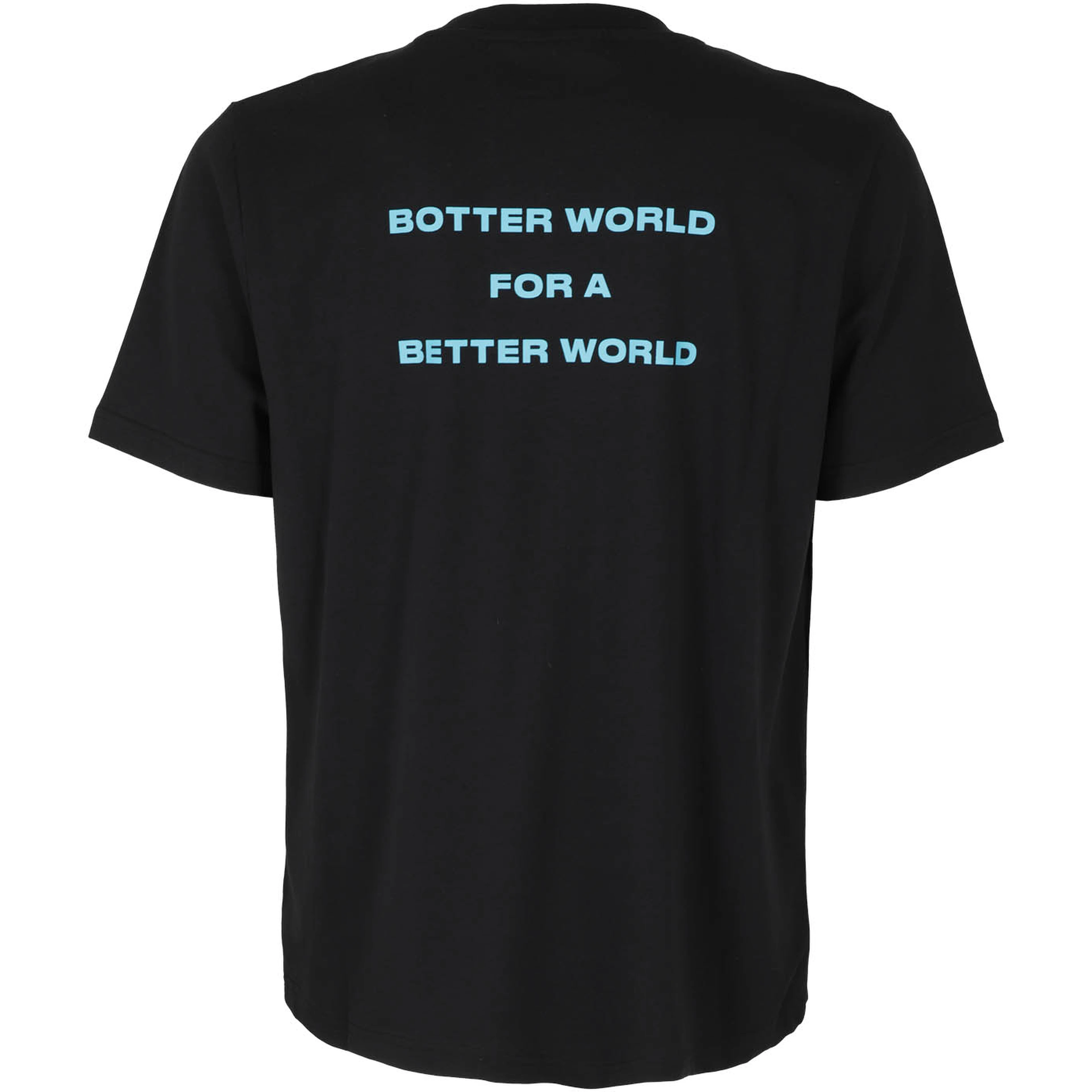 Slogan-print crew-neck T-shirt