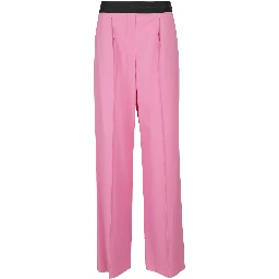 Pleated Trousers In Pink