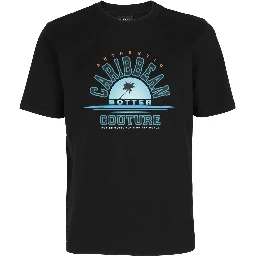 Slogan-print organic cotton T-shirt