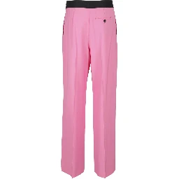 Pleated Trousers In Pink