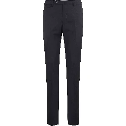 Wool straight-leg trousers