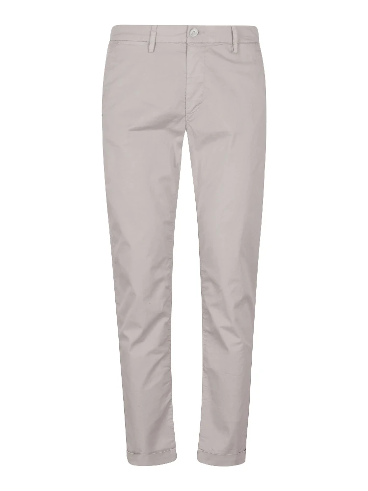 Logo-patch trousers
