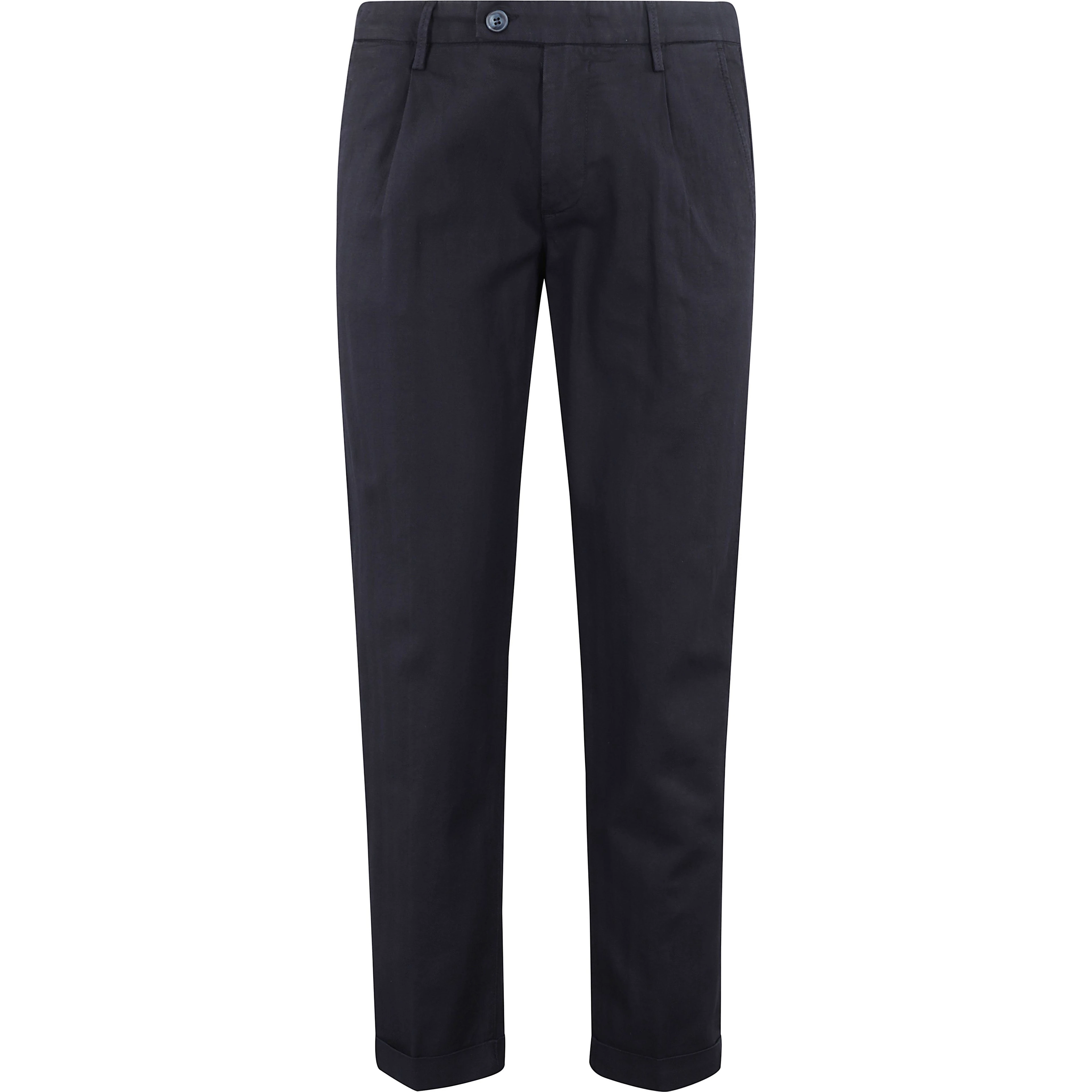 straight-leg trousers