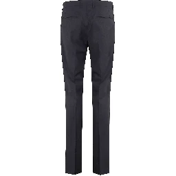Wool straight-leg trousers