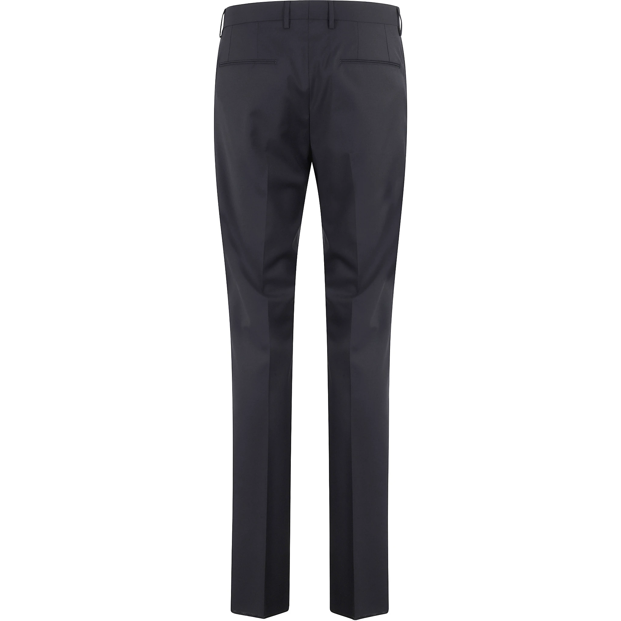 Wool straight-leg trousers