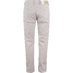 Logo-patch trousers
