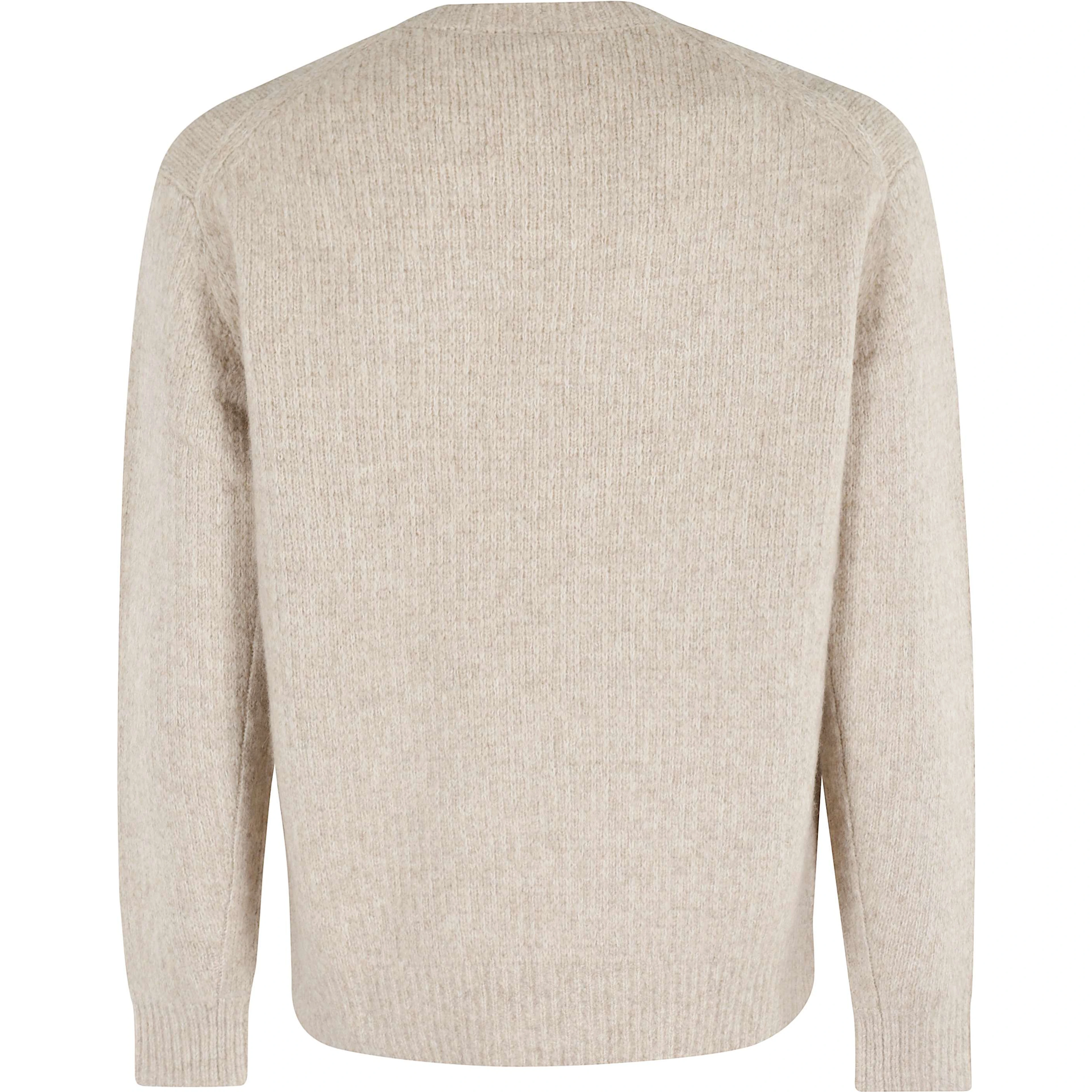 Ribbed alpaca sweater