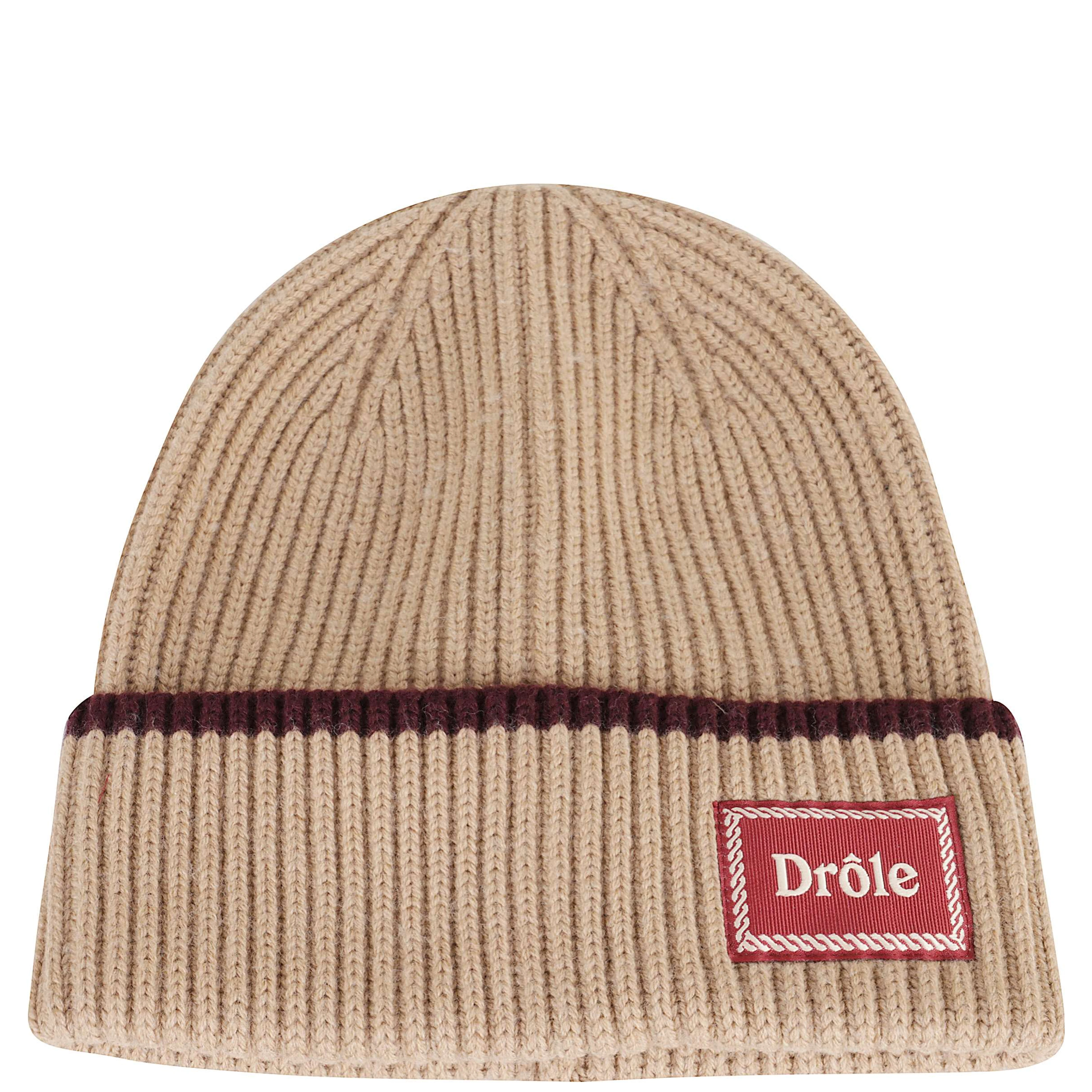 Woven label beanie