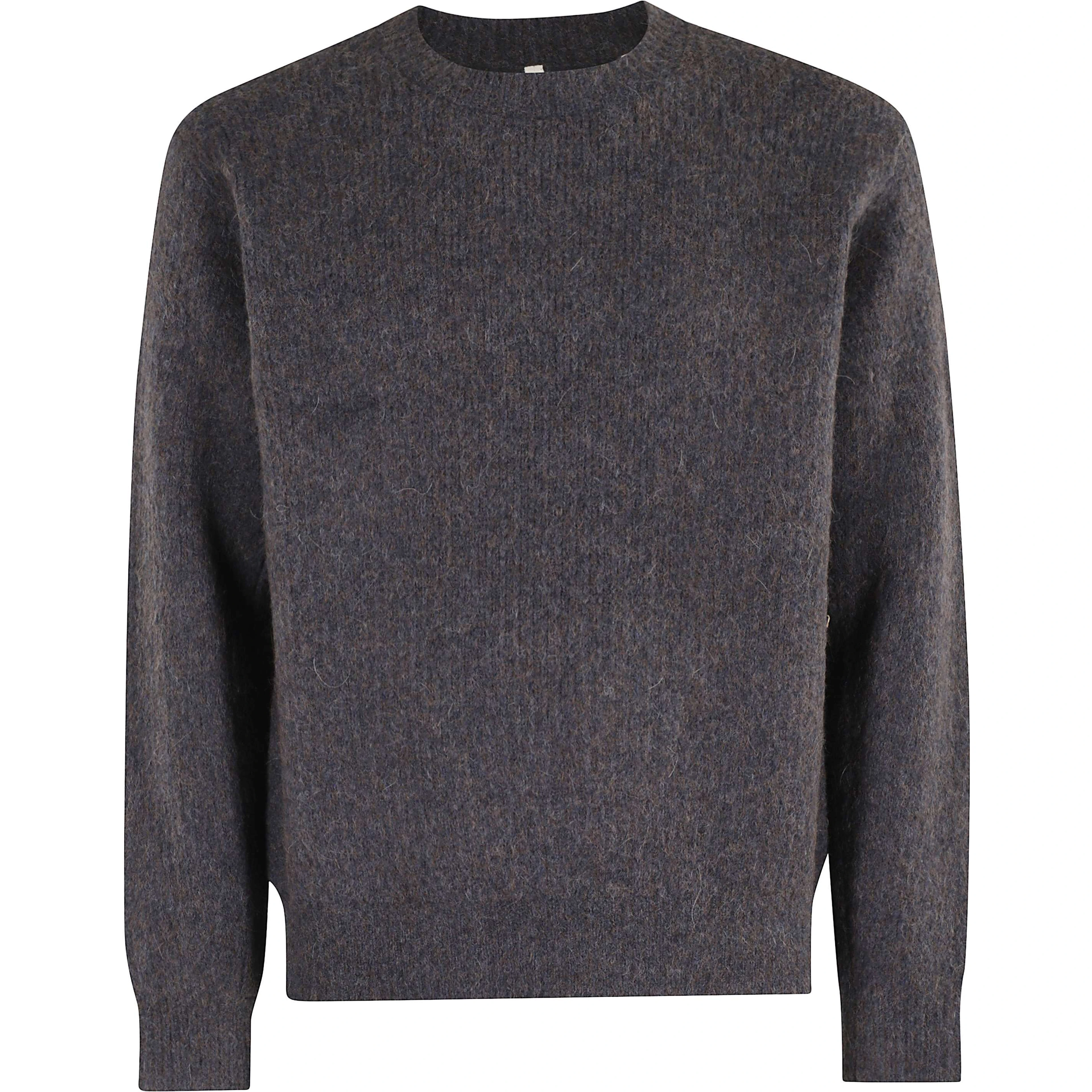 Ribbed alpaca sweater