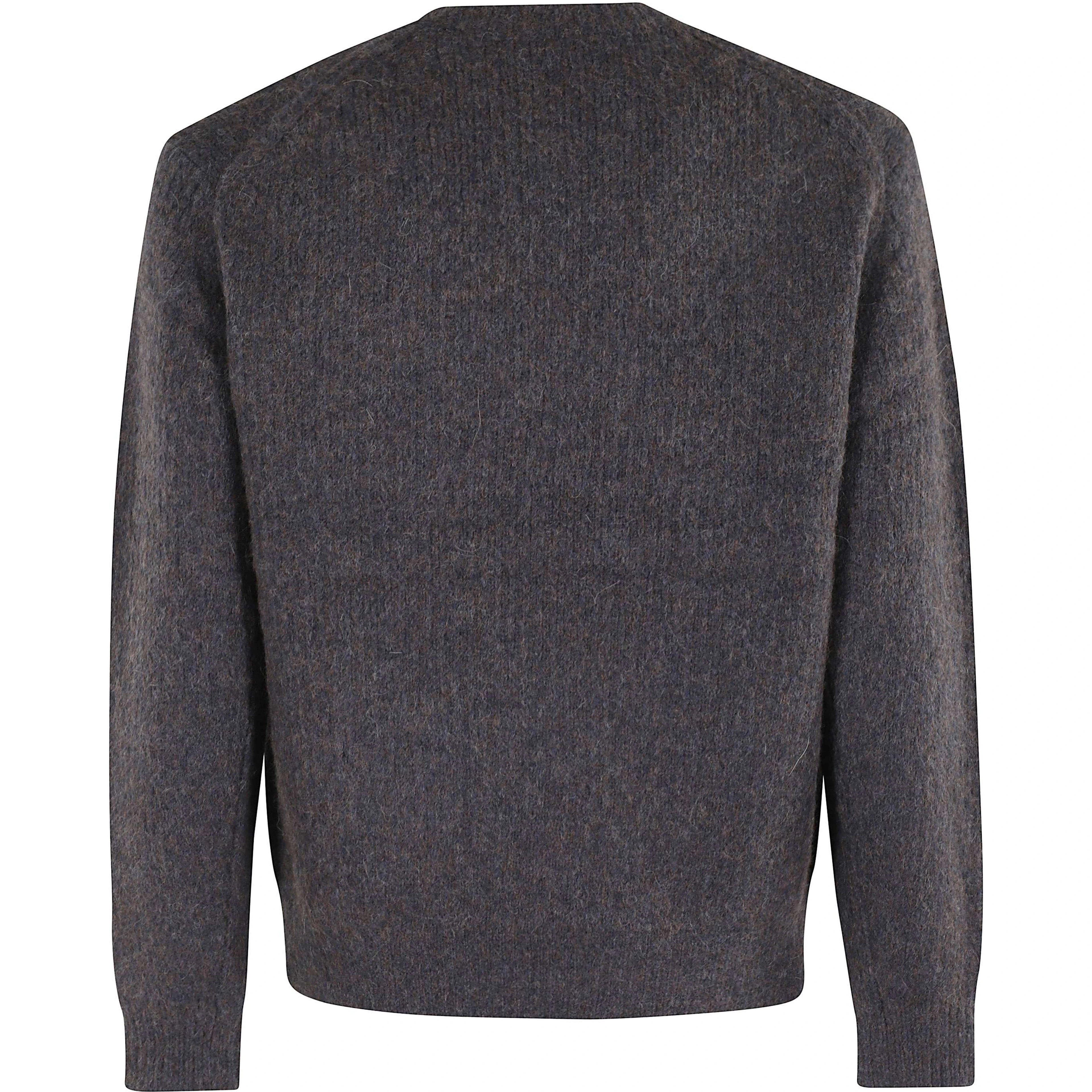 Ribbed alpaca sweater