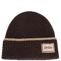 Woven label beanie
